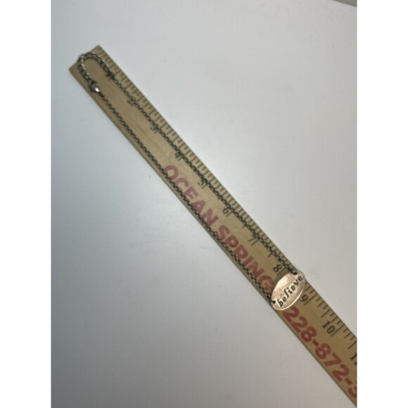 Cynthia Garrett Love Conquers All BELIEVE Necklace New - Picture 6 of 6